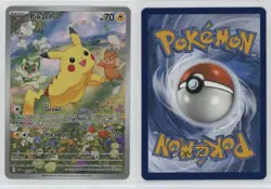 Pikachu (Paldea Adventure Chest) Holo Pokemon Scarlet & Violet Black Star Promo - Image 3