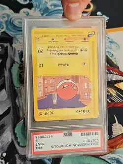 2003 Pokemon Aquapolis Voltorb #64 64/147 Graded PSA 9 Mint - Image 4