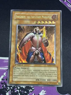 Yugioh Thestalos the Firestorm Monarch RDS-EN021 Ultimate Rare 1st Edition NM - Image 2
