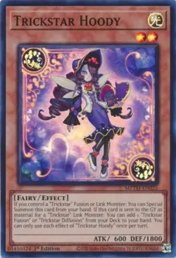 Yugioh! Trickstar Hoody - MZTM-EN025 - Super Rare - 1st Edition Near Mint, Engli - Image 1