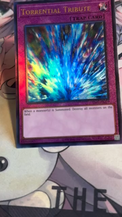 Yugioh Asian English ES01-AE070 Torrential Tribute Ultimate rare Near Mint - Image 2
