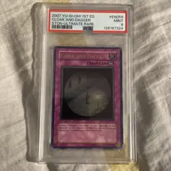 Yugioh Cloak and Dagger STON-EN059 Ultimate Rare 1st Edition PSA 9 MINT Lot of 4 - Image 2