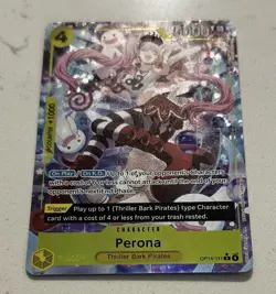 Perona - OP14-111 (Alternate Art) One Piece The Azure Sea's Seven Foil English - Image 2