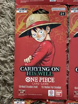 One Piece TCG: Carrying On His Will Sleeved Booster OP-13 English (LOT OF 10) - Image 4
