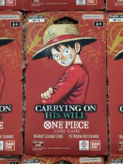 One Piece TCG: Carrying On His Will Sleeved Booster OP-13 English (LOT OF 10) - Image 5
