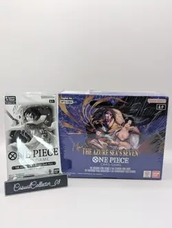 One Piece TCG - The Azure Seas Seven Booster Box OP14 English Sealed + Dash Pack - Image 1