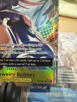 Jewelry Bonney (108) (Alternate Art) OP13-108 Carrying On His Will Foil - Image 4