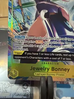 Jewelry Bonney (108) (Alternate Art) OP13-108 Carrying On His Will Foil - Image 5