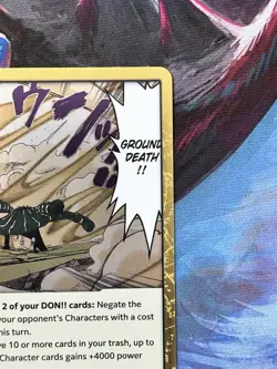 Ground Death OP14-096 The Azure Sea's Seven Foil One Piece Tcg Op14 - Image 3