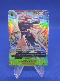 One Piece Carrying On His Will Jewelry Bonney OP13-108 Alternate Alt Art SR NM - Image 1
