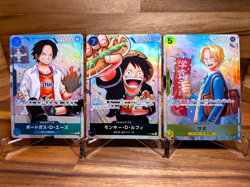 One Piece TCG Strongest Three Brothers Promo Set P-073 P-074 P-075 Japanese JP - Image 1