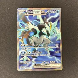 Pokemon TCG Black Kyurem EX Surging Sparks 218/191 Full Art Ultra Rare Holo Card - Image 1