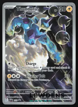 Thundurus - SVP 209 - Illustration Rare - Black Bolt ETB - Pokemon Card - Image 1