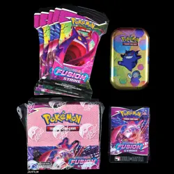 NO CARDS Pokemon TCG Fusion Strike Booster Boox Sleeves Build Battle Tin 151 - Image 1