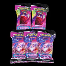NO CARDS Pokemon TCG Fusion Strike Booster Boox Sleeves Build Battle Tin 151 - Image 2
