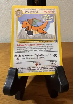 Pokemon TCG Dragonite Black Star Promo Card #5 Vintage 1999 - Image 1