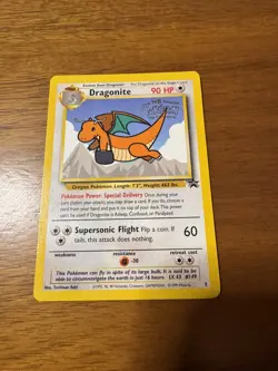 Pokemon TCG Dragonite Black Star Promo Card #5 Vintage 1999 - Image 2