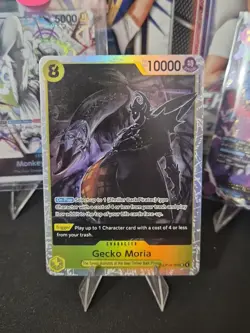 Gecko Moria OP14-104 Super Rare Full Art Card - One Piece CCG English - Image 1