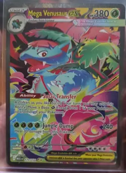 Mega Venusaur EX SIR 177/132 Mega Evolution English Pokemon TCG Mint/NM Card - Image 2