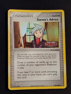 Stevens Advice Pokemon TCG 83/108 Reverse Holo Foil Stamped Card Played MP - Image 1