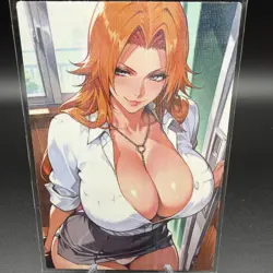 Rangiku Anime Waifu Card Doujin ACG Goddess Holo - Image 1