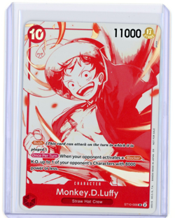 One Piece Card Game - Monkey.D.Luffy (3rd Anniversary Promo) ST10-006 SR Foil NM - Image 1