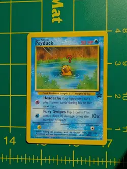 2000 WoTC POKEMON TCG PSYDUCK BLACK STAR PROMO CARD #20 - Image 1