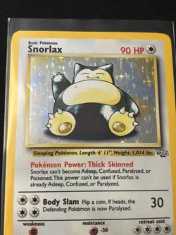 Vintage Snorlax Holo 11/64 Jungle Set ✨ Rare WOTC Pokemon Card 1999 NM/LP - Image 3