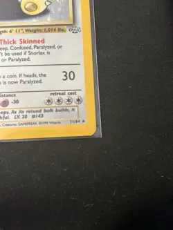 Vintage Snorlax Holo 11/64 Jungle Set ✨ Rare WOTC Pokemon Card 1999 NM/LP - Image 5