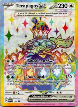Terapagos ex 165 Scarlet & Violet Promo Holo Pokemon Card - Image 1