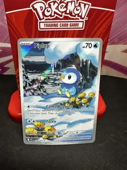 Piplup 98/94 Phantasmal Flames Illustration Rare Holo Pokemon TCG Card NM - Image 2