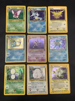Vintage Holo Rare Pokemon Card Lot - WOTC Era Collection - 1999/2000 - MP/HP - Image 1