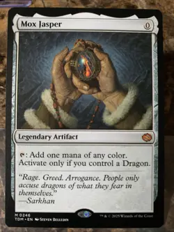 MTG TCG Tarkir: Dragonstorm Mox Jasper 0246 Regular Mythic - Image 1