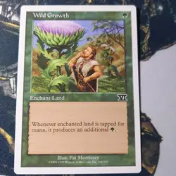 Magic The Gathering Classic Sixth Edition Wild Growth 268/350 - Image 1