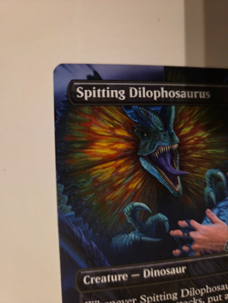 MTG Spitting Dilophosaurus Borderless Jurassic World Collection - Image 5
