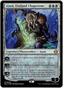 MTG Lorwyn Eclipsed Ajani, Outland Chaperone Foil (Mythic) - Image 2