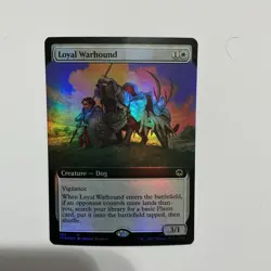 Loyal Warhound (Extended Art) Adventures in the Forgotten Realms Foil - Image 1
