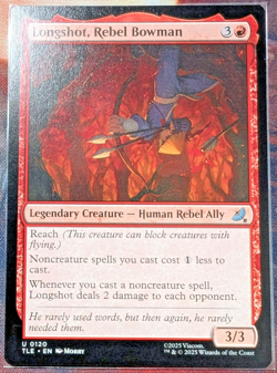 2025 MTG AVATAR: THE LAST AIRBENDER ETERNAL #0120 LONGSHOT, REBEL BOWMAN - Image 1