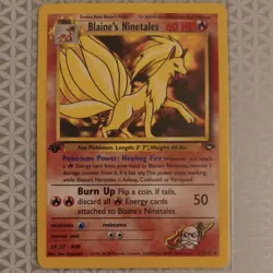 Pokemon 1st Edition Blaine’s Ninetales Gym Challenge 21/132 - Image 1