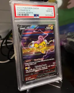 PSA 10 Raikou V GG41/GG70 - Crown Zenith Galarian Gallery - English Pokemon Card - Image 4