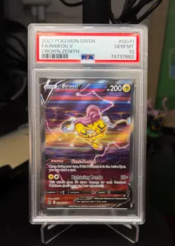 PSA 10 Raikou V GG41/GG70 - Crown Zenith Galarian Gallery - English Pokemon Card - Image 5