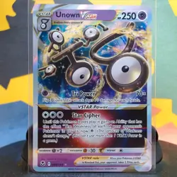 Pokemon Unown Unplayed 2022 Sword & Shield Silver Tempest Card #066 TCG NM - Image 1