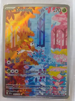 DEERLING IR 2024 POKEMON TEF EN #165 PSA MINT 9 - Image 2
