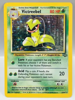 Victreebel 1999 Pokemon Jungle Unlimited Holo 14/64 TCG - Image 2