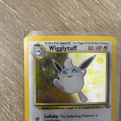 Pokemon Vintage Wigglytuff 16/64 Jungle Holo LP WOTC Rare - Image 2