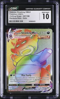 Pokemon Galarian Slowking VMAX (2021) Chilling Reign 207/198 CGC 10 - Image 1