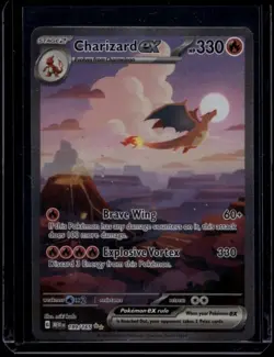 Pokemon TCG Charizard ex 199/165 Scarlet & Violet 151 Special Illustration NM - Image 1