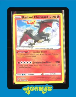 Pokemon Radiant Charizard SV: Crown Zenith 020/159 Radiant Rare - Image 1