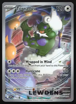 Tornadus - SVP 210 - Illustration Rare - White Flare ETB Promo - Pokemon Card - Image 1