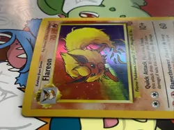 Flareon - 3/64 Jungle Holo Rare Pokemon - LP - Image 3
